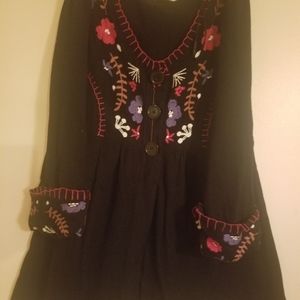 RXB BLACK CARDIGAN With embroidery  size M